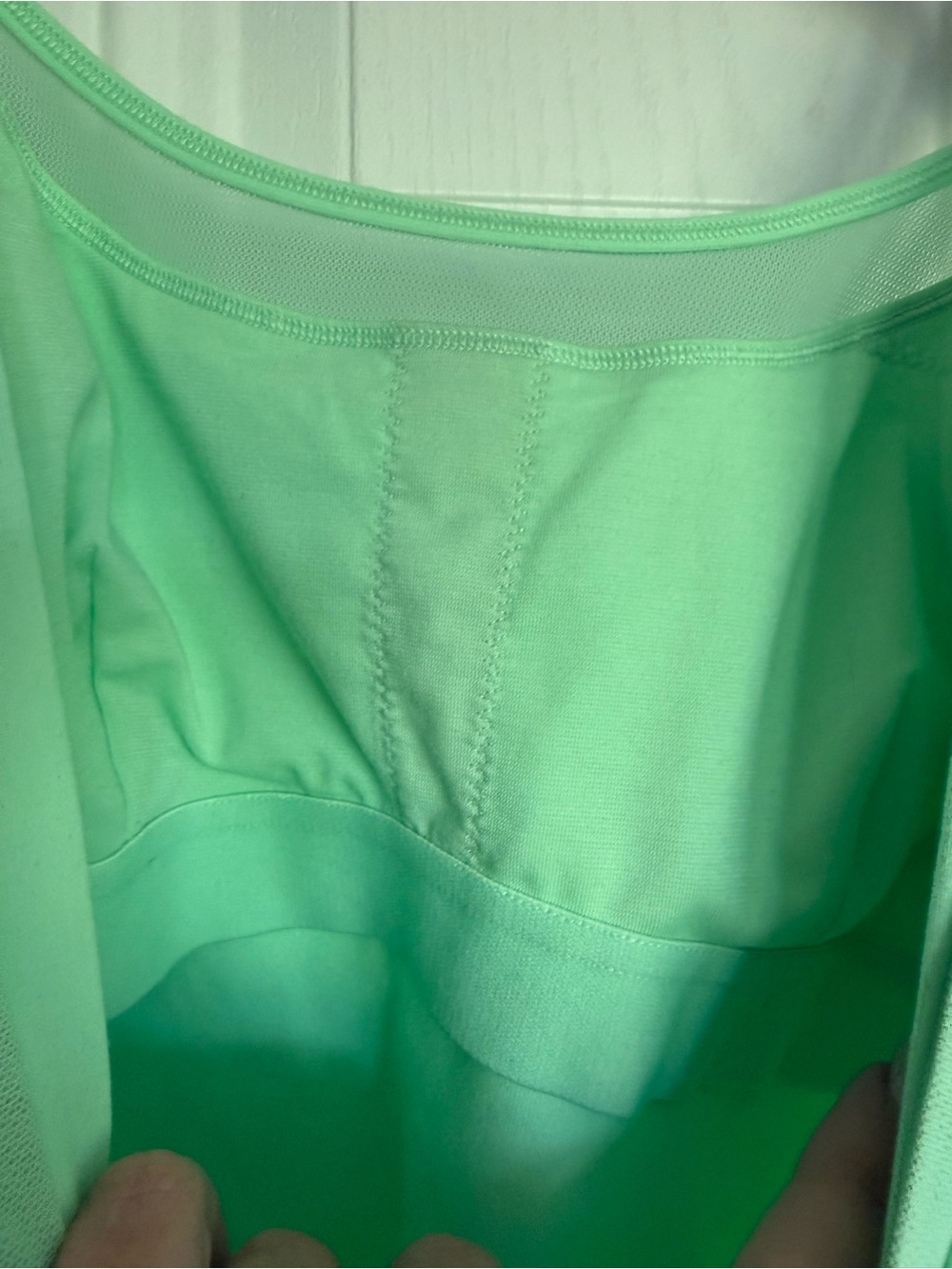 2 for $30 sale: Lululemon Rally Your Heart tank top in a light green color - 8 - Picture 5 of 6
